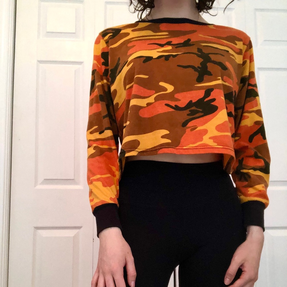 Orange Camo Tee